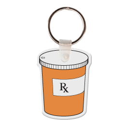 Medicine Pill Bottle Key Tag GM-KT18318