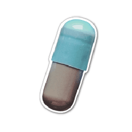 Pill Thin Stock Magnet GM-MMB3079
