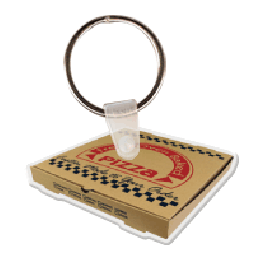 Pizza Box Key Tag GM-KT18379