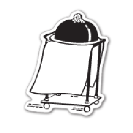 Room Service Cart Thin Stock Magnet
GM-MMB3030