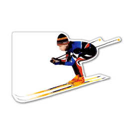 Skier Thin Stock Magnet
GM-MMC3179