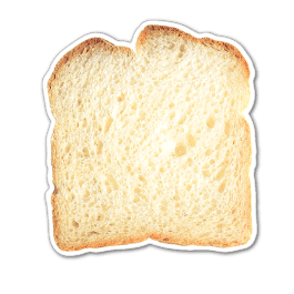 Slice of Bread Thin Stock MagnetGM-MMD3004