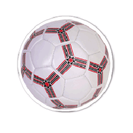 Soccer Ball Thin Stock MagnetGM-MMC3166