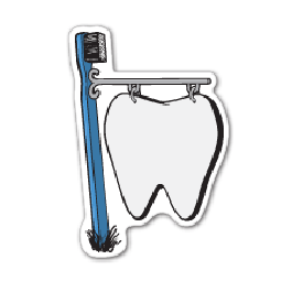 Tooth & Brush Thin Stock Magnet
GM-MMB3105